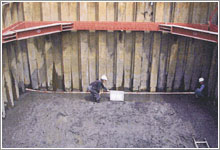 底版出来形検測