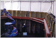 側面検体採取状況