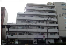 施工中(足場養生)